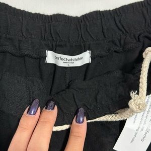 Perfect white tee sweatpants new with tags !